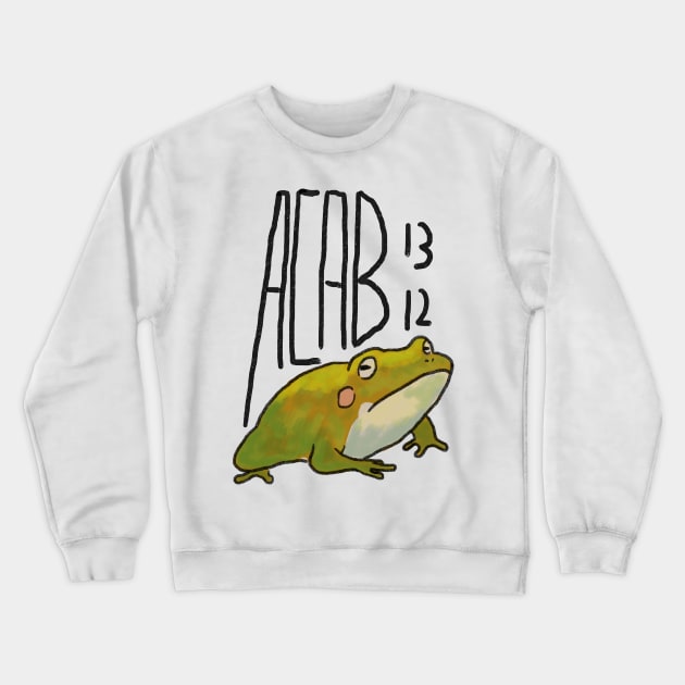 acab frog (all cops are bastards) 1312 Crewneck Sweatshirt by remerasnerds